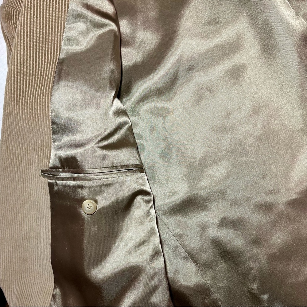 Lauren Ralph Lauren Blazer Size 44L Brown Corduroy 100% Cotton Jacket - Picture 11 of 11
